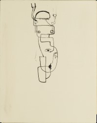 Henry Moore, West Wind Relief Sketchbook, 1928 Spread 1 recto