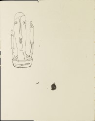 Henry Moore, West Wind Relief Sketchbook, 1928 Spread 2 verso