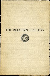Exhibition Catalogue, Redfern Gallery, London 1924    Spread 0 recto