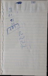 David Dye, black 'Alwych' notebook on early work, c. 1966 Spread 3 recto