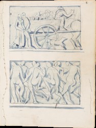 Henry Moore, Notebook No.2 1921-22 (SKB 4) Spread 1 recto