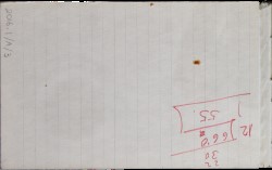 David Dye, green 'The Edmond Shorthand Notebook', c. 1972-73 Spread 1 verso