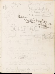 Henry Moore, Notebook No.6 1926 (SKB 9) Spread 1 recto