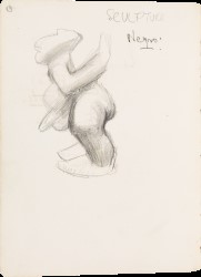 Henry Moore, Notebook No.6 1926 (SKB 9) Spread 2 verso